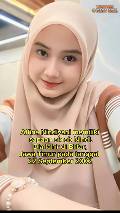 Biodata lengkap ALFINA NINDIYANI artis penyanyi Indonesia #biodatalengkap #alfinanindiyani #music