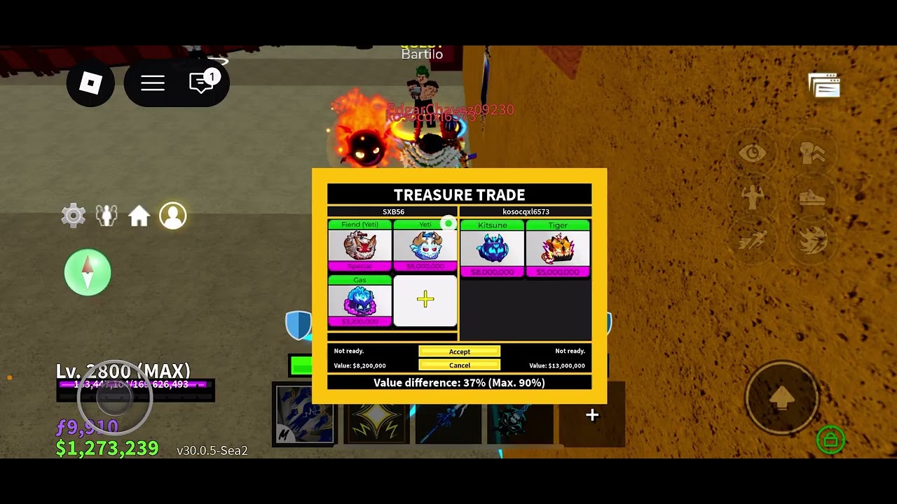 تريدات بلوكس فروت