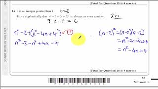 Edexcel June 2017 - Paper 1 - Higher Q16 - GCSE Maths