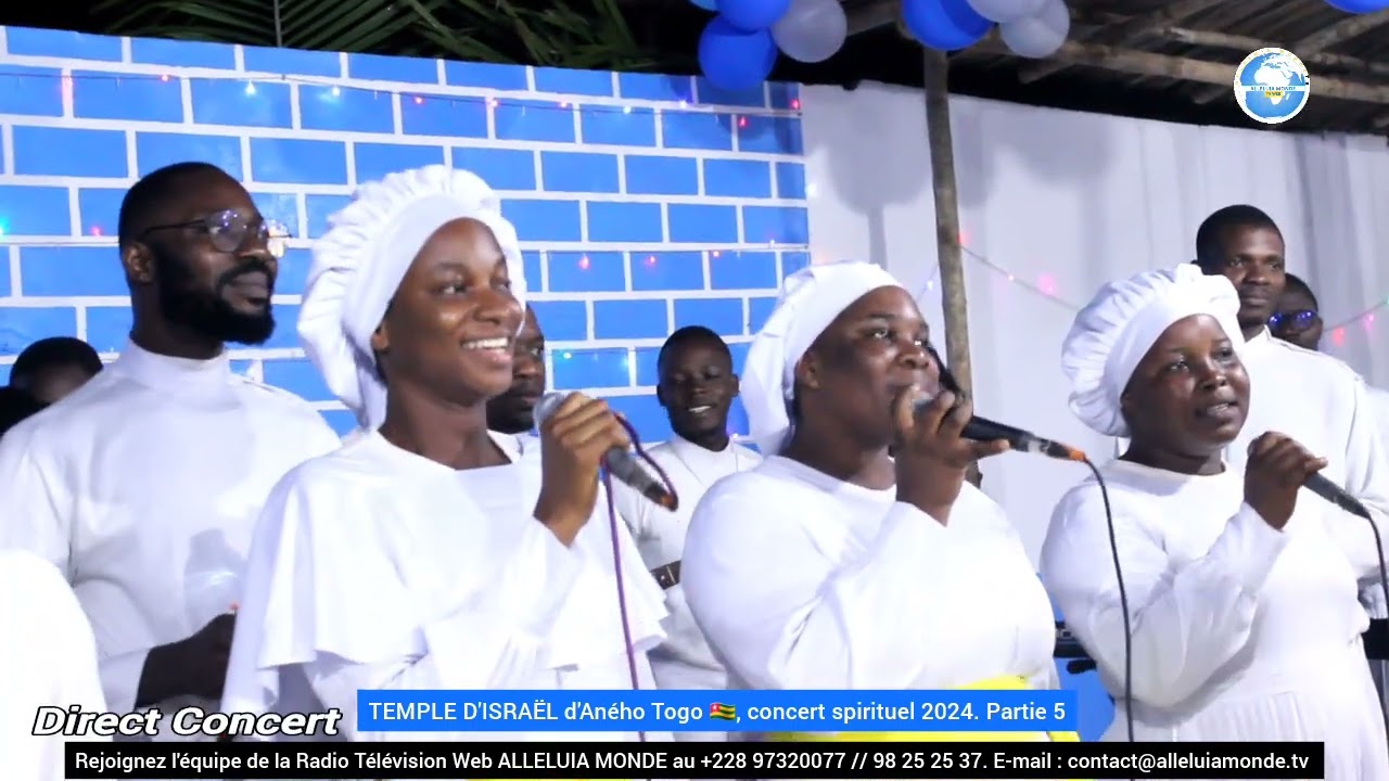 Mirifique prestation de la chorale JESUS ME VOIT de Cotonou au concert de TEMPLE D'ISRAËL d'Aného.