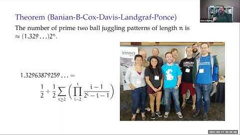 Turfe Lecture: An Introduction to the Mathematics of Juggling