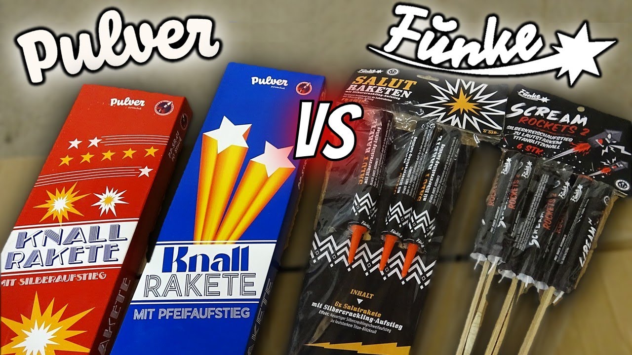 Funke vs. Pulver💥wer hat die besten Salutraketen?🔥