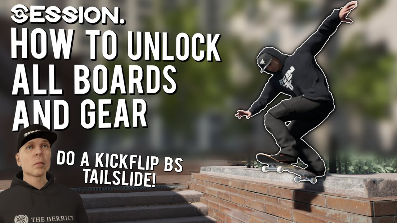 Session How To Unlock Every Skateboard and Gear Story Mode Part 1