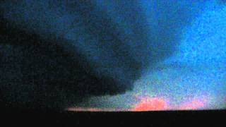 Tornado chasing at night across SD 7 26 2011.