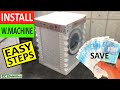 Install a washing machine in simple easy steps  washing machine installation
