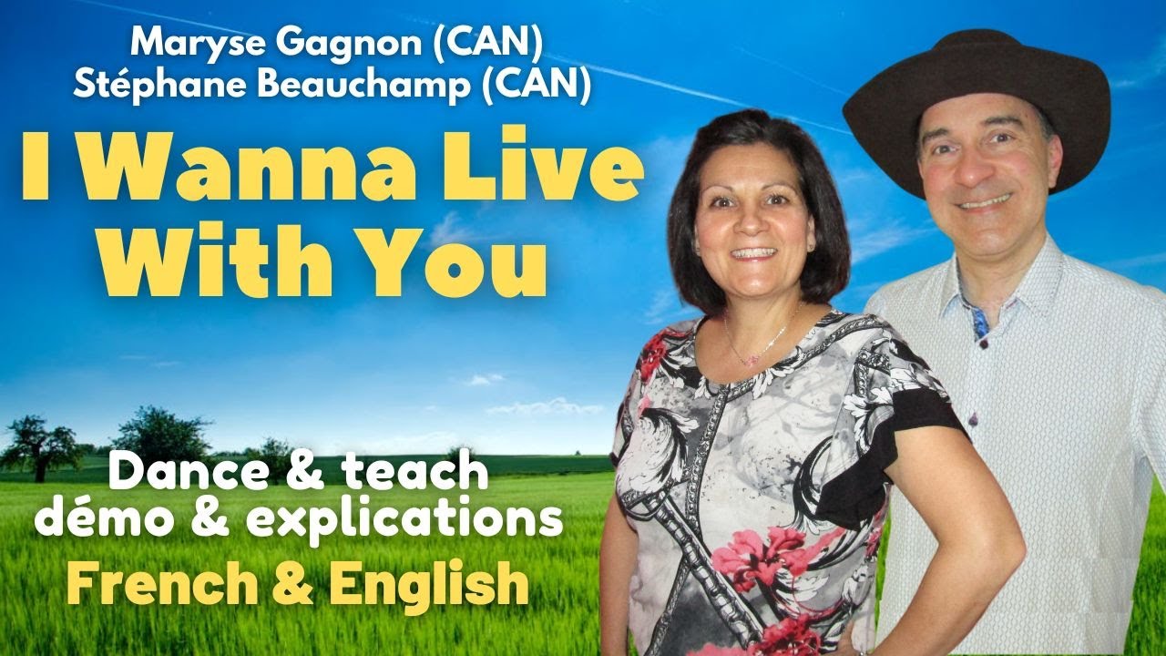 I Wanna Live With You Line Dance (Dance & teach / Démo & explications / French & English) YouTube