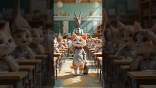 A Memorable First Day At School.part-1.School Love.ai Cats