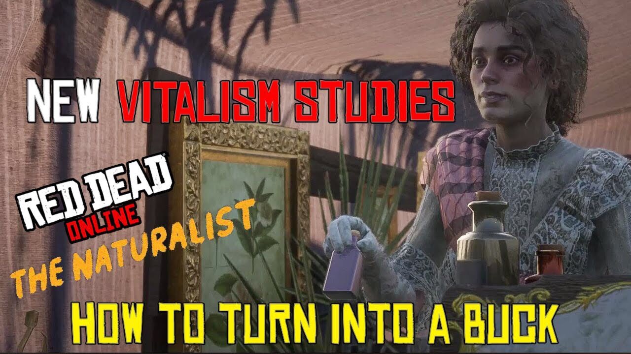 Red Dead Online New Vitalism Studies! How to Turn Into a Buck!