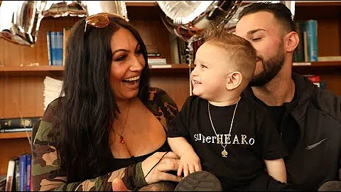 Watch baby Julian hear for the first time