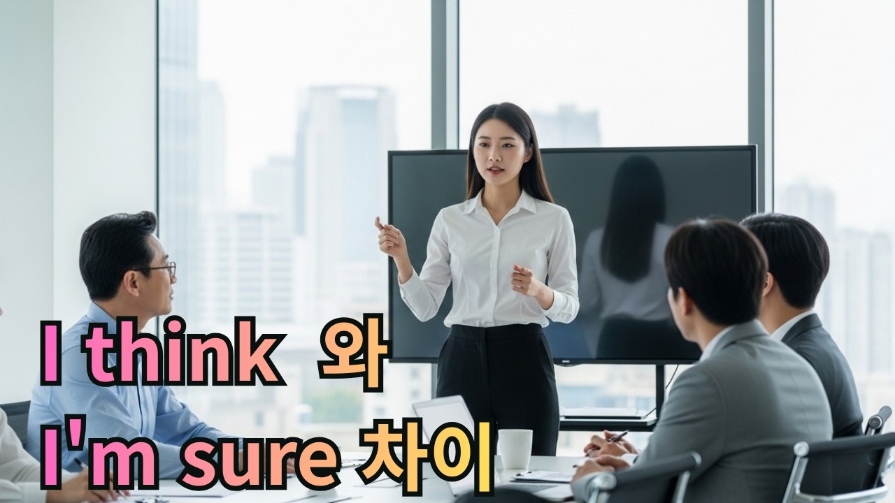 Day54. 강한 확신을 표현하는 완벽한 영어 문장 구조 I'm sure that 으로 표현할수있는 13개 문장 영어학습 쉬운영어