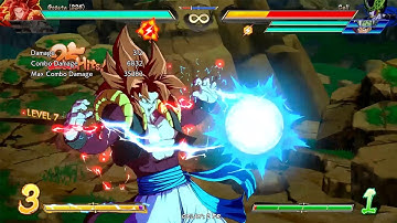 DBFZ SSJ4 Gogeta Double J.H 5L Link Corner Loop Combo