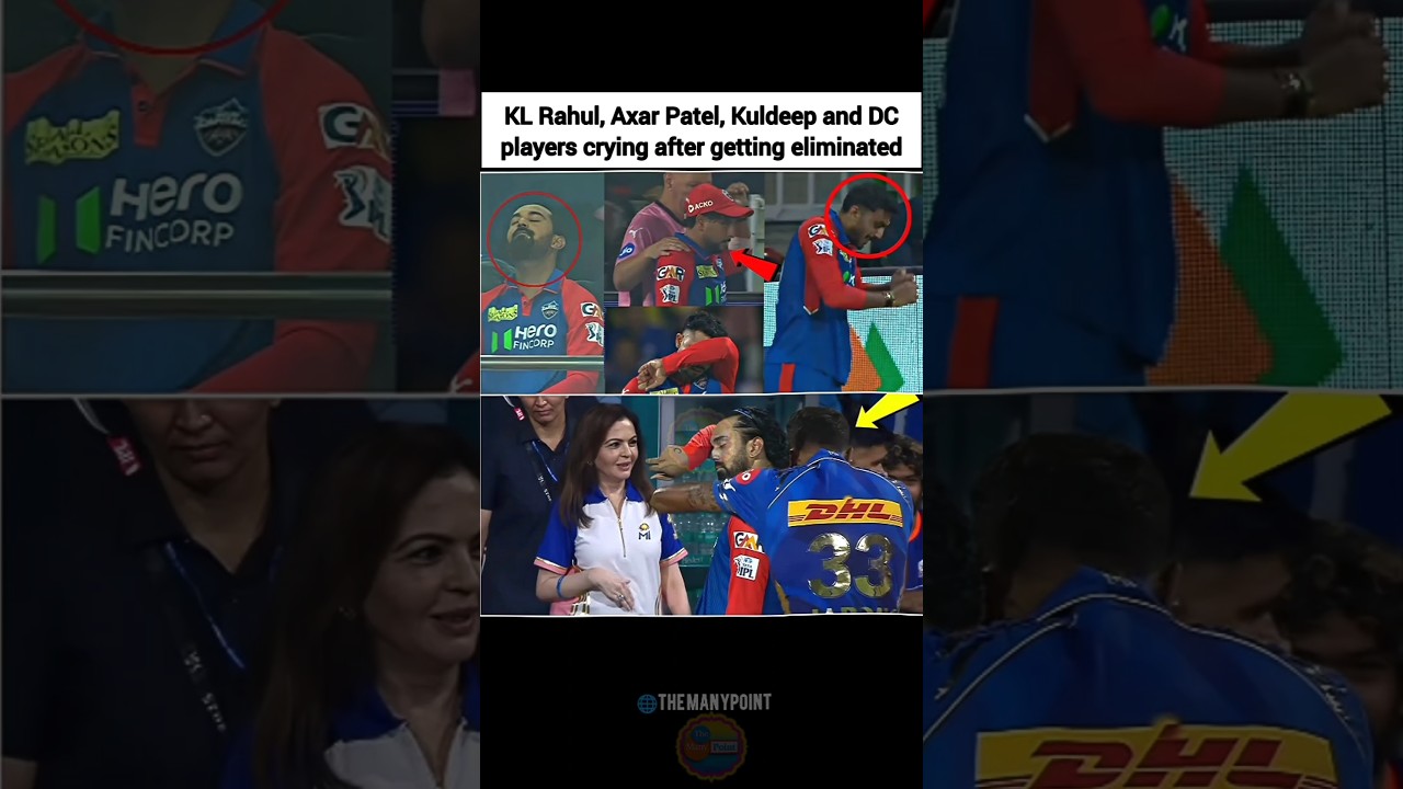 DC players crying after getting eliminated from IPL 2025 playoffs