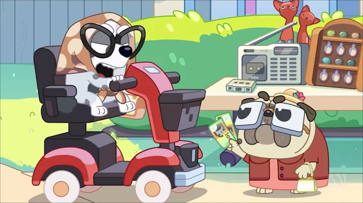 the episode of Bluey where Muffin swindles $1200 o...