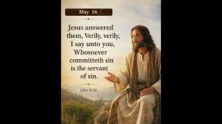John 8:34 #sin #servant #answer #commit