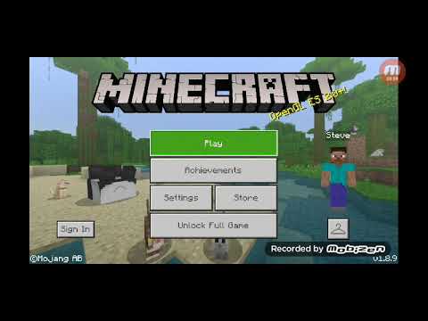 Video Cách chỉnh sáng tạo trong Minecraft PE - youtube