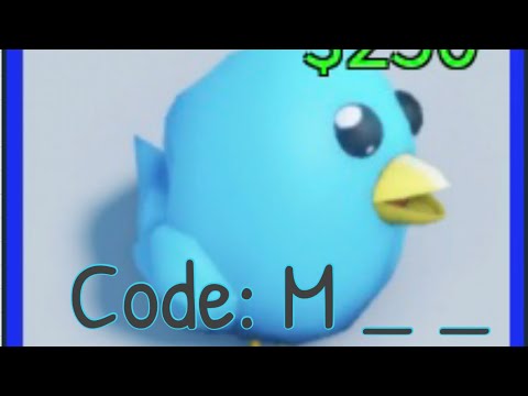 FydTeam2018 - ☆ Code : TWEETROBLOX ☆ Item Name : The Bird