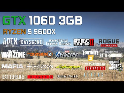 GTX 1060 (3GB) - Ryzen 5 5600X - Test In 20 Games