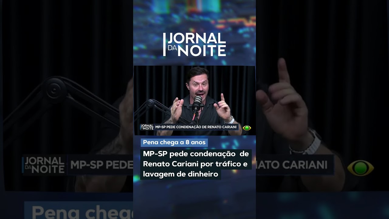 MP-SP pede condenação  de Renato Cariani por tráfico e lavagem de dinheiro