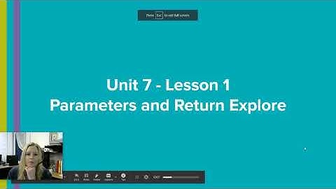 U7L1 Parameters and Return Explore