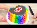 Beautiful Miniature Rainbow Cake Decorating Ideas🌈 1000+ Best Miniature Chocolate Rainbow Cake Dec