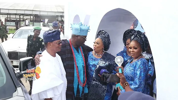 Arrival Of Jewelry Affair CEO Otunba Folashade Adesoye To Sifax Boss 60th Birthday Celebrations
