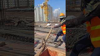 Hend bending drop rebars #shorts #construction #building #civilengineering