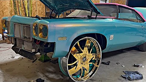 Taking Delivery Of My Gold 30 Inch Rucci Wheels 