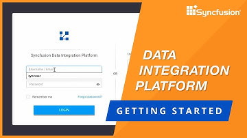 Getting Started with the Data Integration Platform