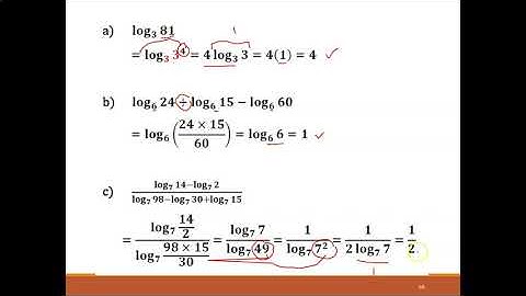 NUMBER SYSTEM - LOGARITHMS