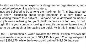 HOW MUCH DO DATABASE ADMINISTRATORS MAKE