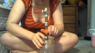 Taking Hits From A Gravity Bong