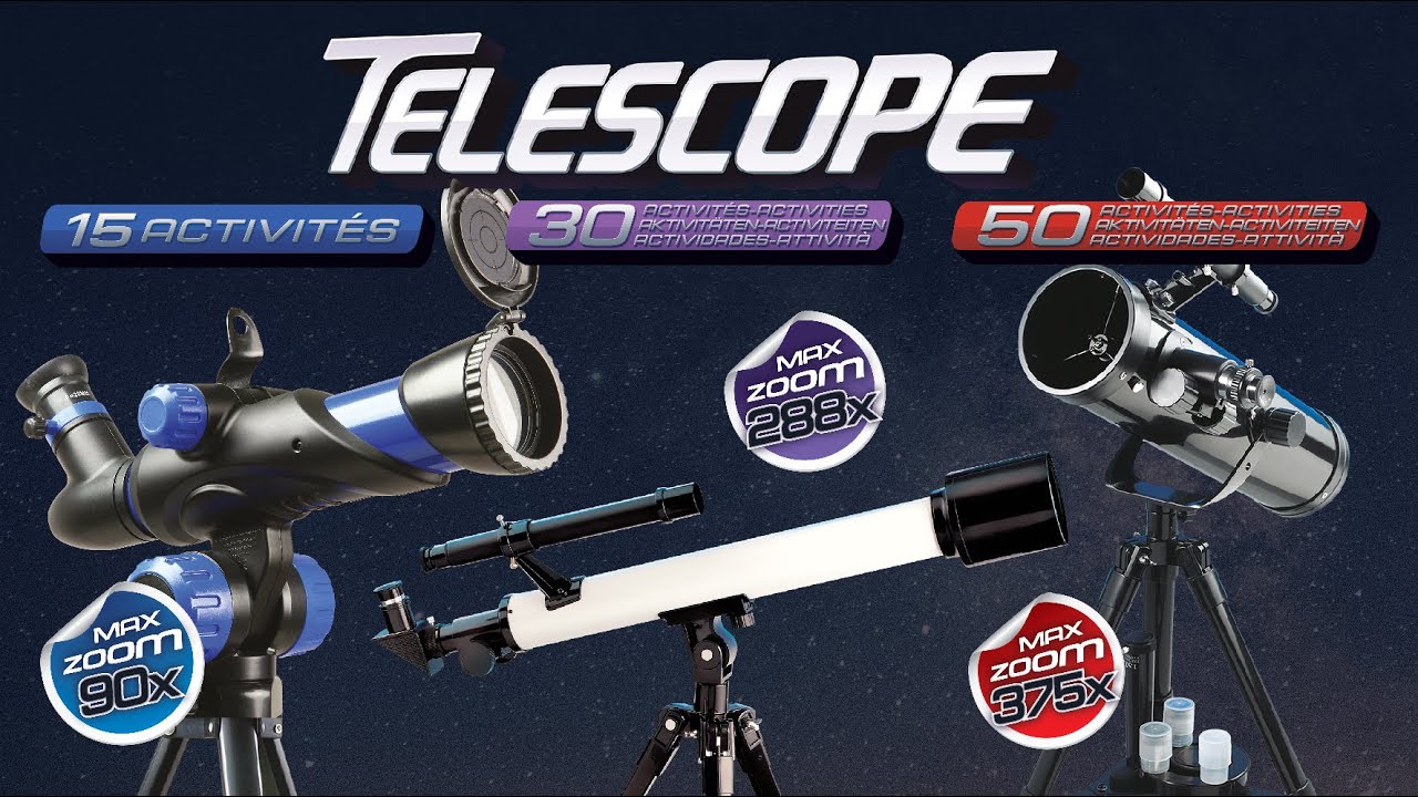 Télescope lunaire 30 activités - TS009B - BUKI France 