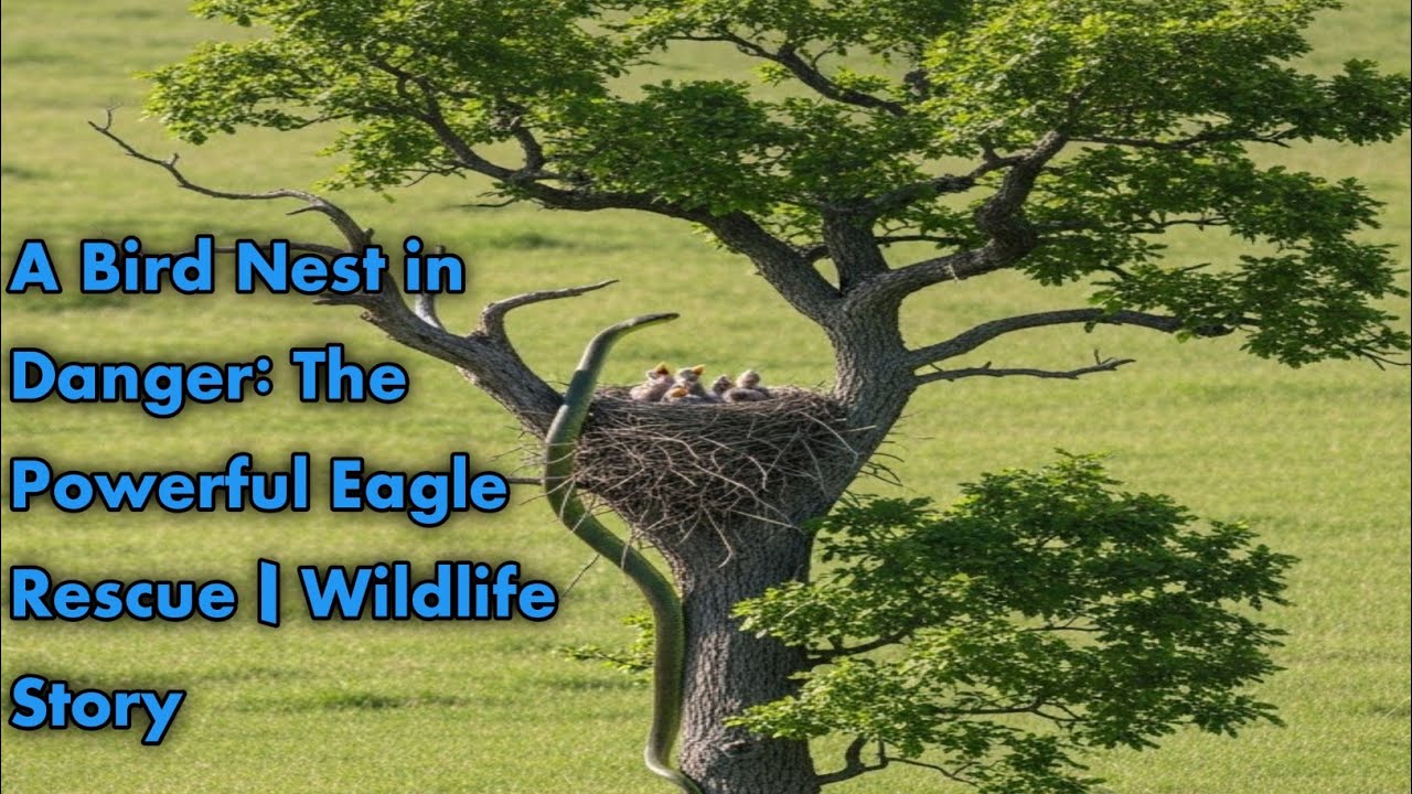 A Bird Nest in Danger: The Powerful Eagle Rescue | Wildlife Story