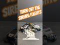 How To Turn OFF Trasped Police Sirens &amp; Lights, 1:64 RC Quick Tip