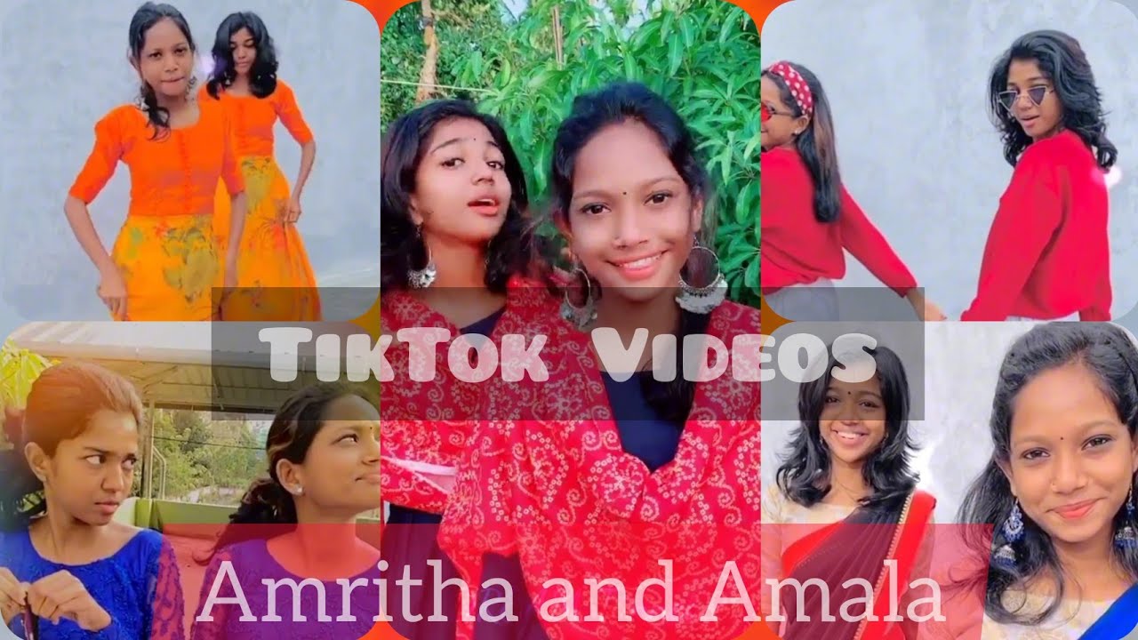 Colorful TikTok Video Collections of Amritha and Amala latest