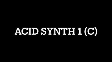 Acid synth sample 1 (C)