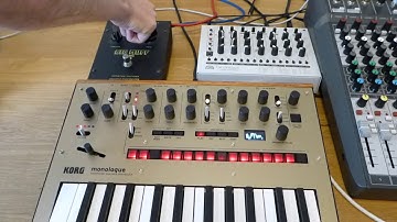 MFB Tanzmaus, Korg Monologue & EHX Big Muff (Russian)