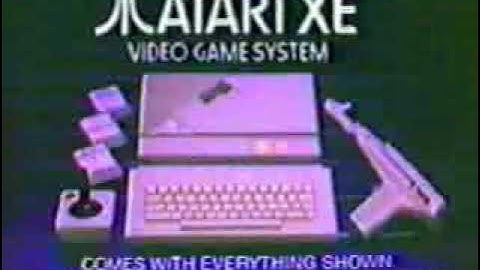 ATARI XE Video Game System 80s TV Commercial