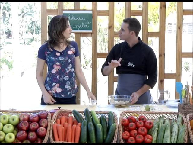 RECEITA DE SALADA DE BERINJELA VIDA & SAÚDE
