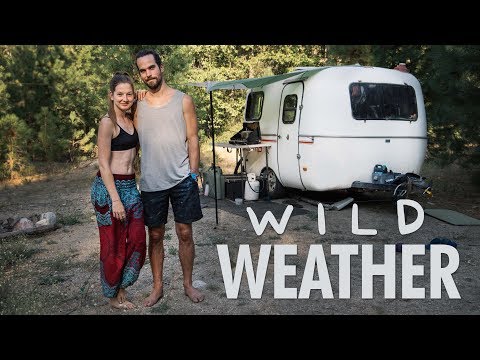 challenging-heat-&-rain-in-washington-//-13ft-scamp-trailer