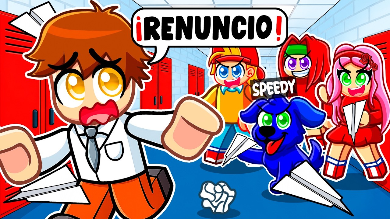 Me Hice pasar por PERRO para Trollear a Mi PROFESOR en Roblox!