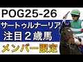 【POG/25−26】サートゥルナーリア産駒の注目２歳馬をリストアップ！【メンバー限定】