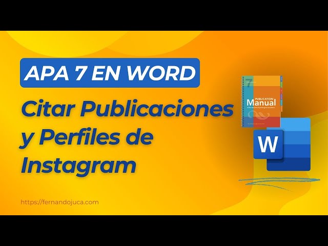 📲 Cómo Citar y Referenciar Publicaciones de Instagram en APA 7ma Edición | Tutorial Completo 📝