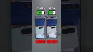 Samsung S26 Plus vs iPhone 17 Pro Battery Test 🔋 Apple Gets Destroyed?! 😱⚡