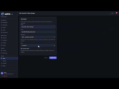 Team Management and User Permissions: Add Users, Roles and Access | Optrix TMS Tutorial