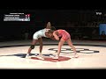 125 lbs JR Girls 1st Place Match - USMC Junior Nationals | Mackenzie Cardervs Martynique Davis