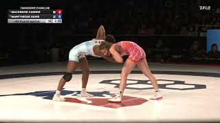 125 lbs JR Girls 1st Place Match - USMC Junior Nationals | Mackenzie Cardervs Martynique Davis