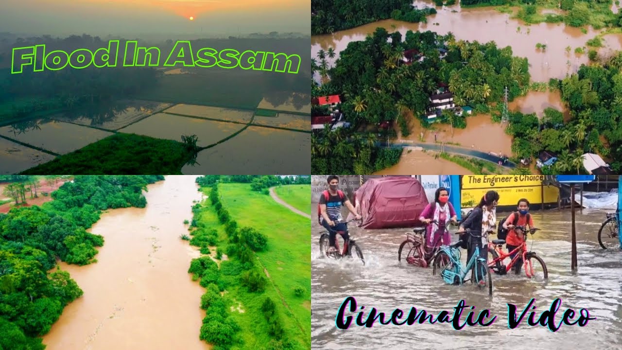 ||𝙁𝙡𝙤𝙤𝙙 𝙄𝙣 𝘼𝙨𝙨𝙖𝙢||Dibrughr_2022_{Some Cinematic Shots & Footage In Assam Flood} [With Mobile &Drone]