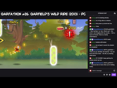 Garfield's Wild Ride (PC) Jungle Theme Livestream