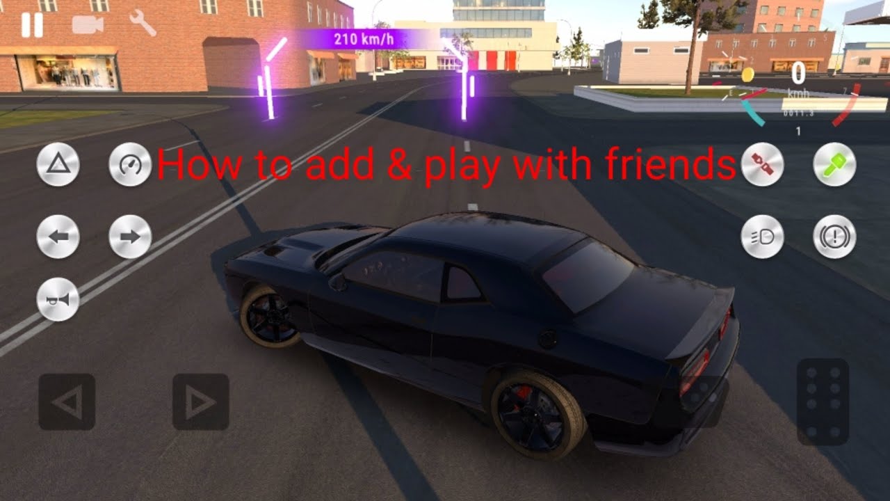 How To Add Friends And Play With Friends In Racing Online Car Driving Game  